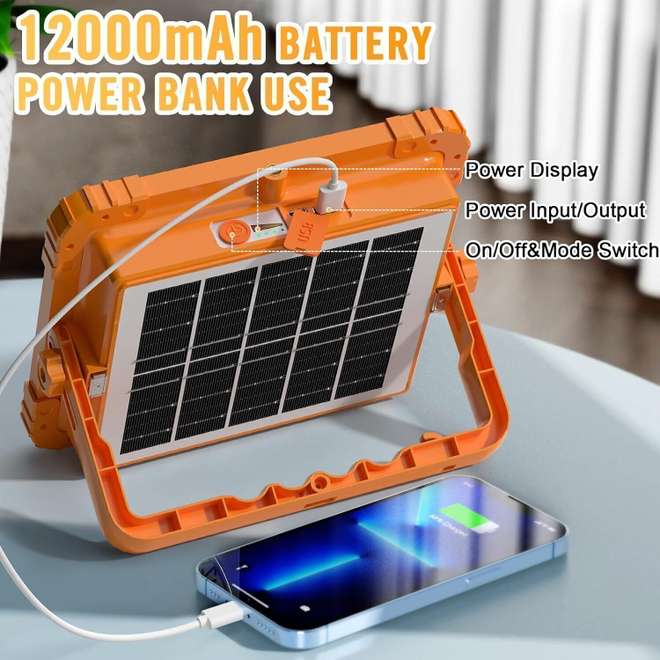 BrightGuardex | Led Solar Outdoor Flood Streets Rechargable Light Lamp Outdoor Home Decor & Lighting BrightGuardex Rechargeable Solar Flood Light