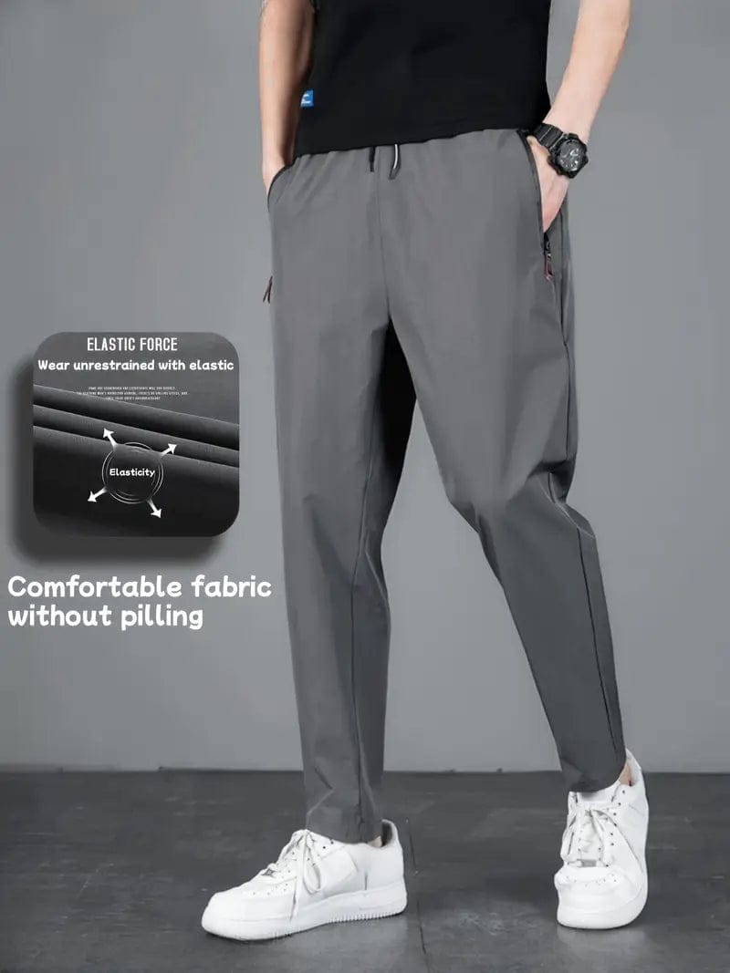 Combo of 2 Men's Sports Regular Fit Lycra Track Pants (Pack of 2) Men's Lycra Daily Wear TrackPants - Buy 1 Get 1 Free (Black + Grey)