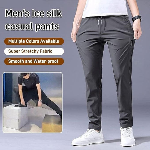 Combo of 2 Men's Sports Regular Fit Lycra Track Pants (Pack of 2) Men's Lycra Daily Wear TrackPants - Buy 1 Get 1 Free (Black + Grey)